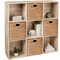 Best Choice Products 9-Cube Bookshelf, 13.5in Display Storage System, Organizer w/ Removable Back Panels